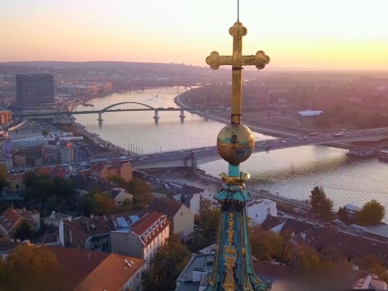 prikaz beograda iz drona