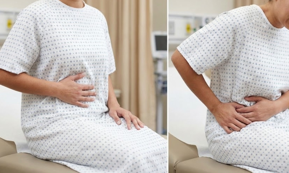 Putovanje bola od pupka do desnog kuka