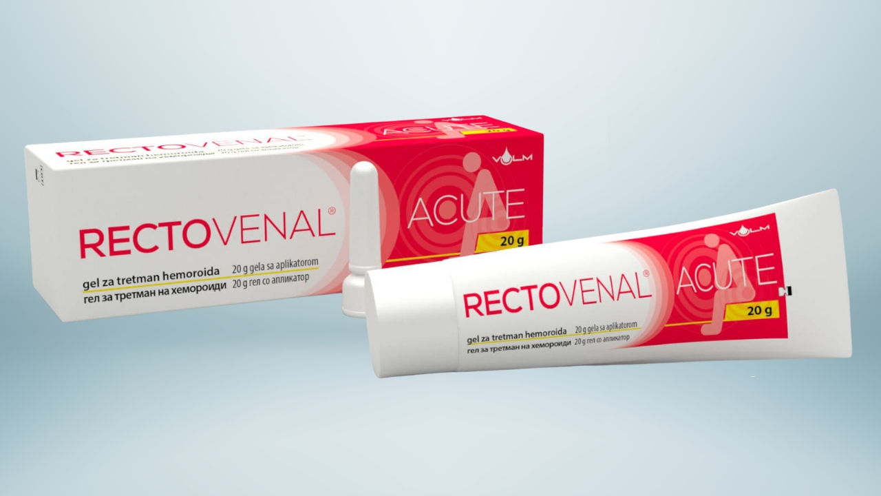 Rectovenal Acute gel za tretman hemoroida u tubi i pakovanju